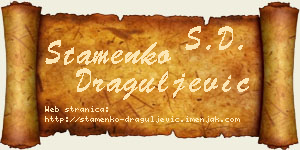 Stamenko Draguljević vizit kartica